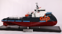 custom made model of 90m Ocean Tug of type ULSTEIN AX104